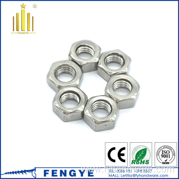 DIN 934 stainless steel A2-70 Hexagon Nuts